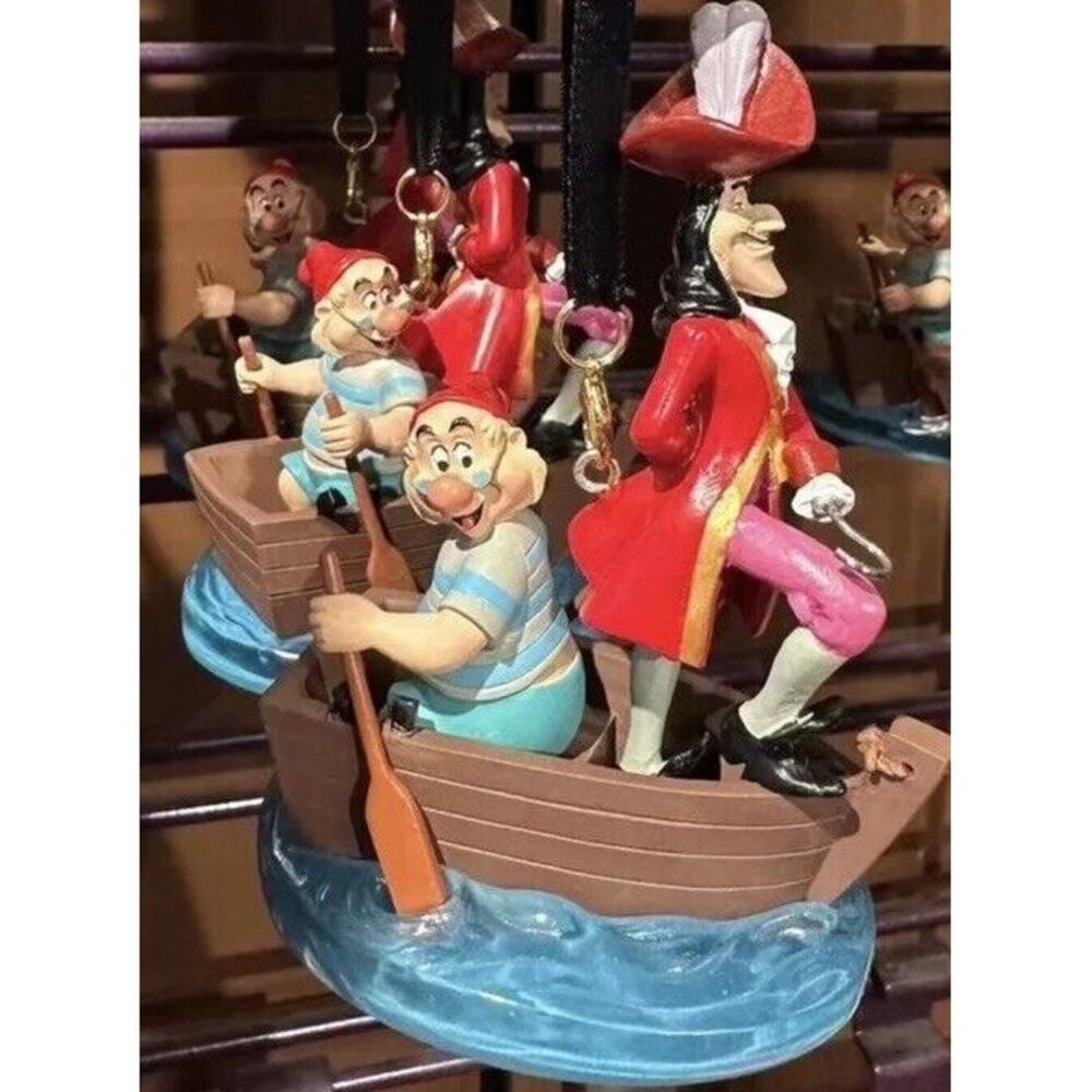 Disney Parks 2024 Sketchbook Christmas Ornament Villains Captain Hook Peter Pan
